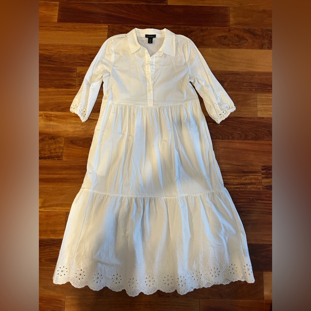 Cynthia Rowley White Midi Dress